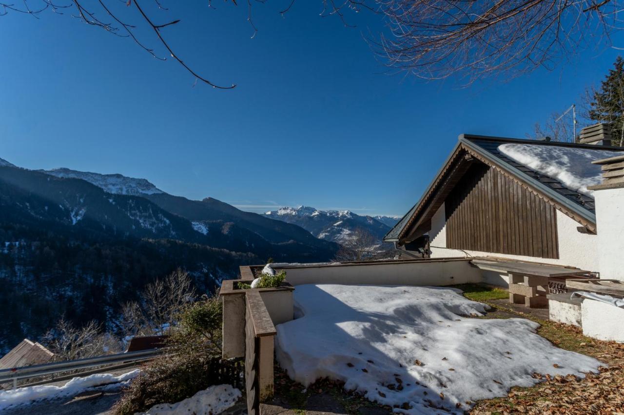 Panoramic House Carnia - Mountain View Apt With Parking And Terraces Villa Ligosullo Buitenkant foto