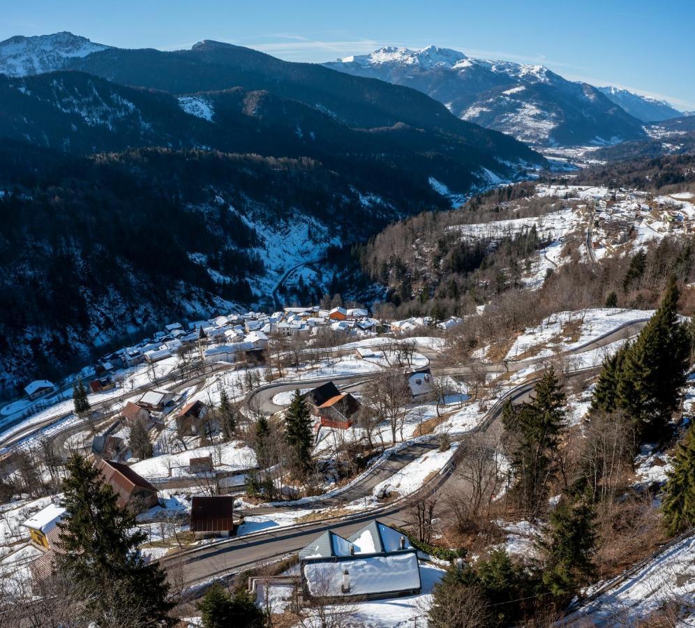 Panoramic House Carnia - Mountain View Apt With Parking And Terraces Villa Ligosullo Buitenkant foto