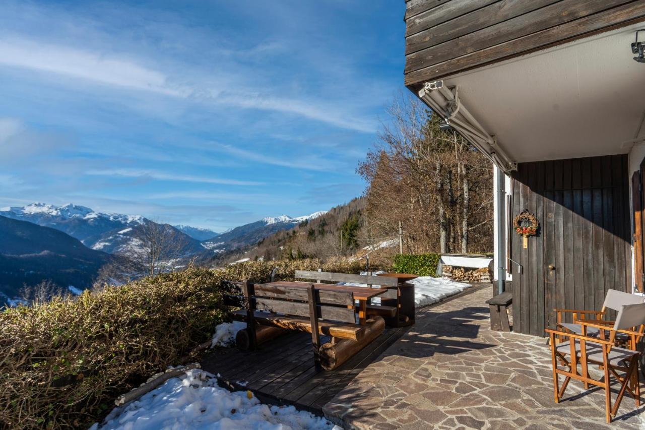 Panoramic House Carnia - Mountain View Apt With Parking And Terraces Villa Ligosullo Buitenkant foto